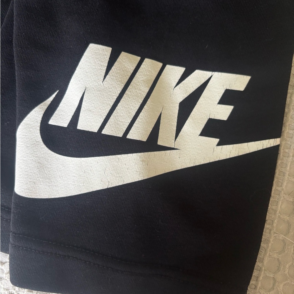 Nike Red Tee with White Logo & Black Logo Shorts - Picture 3 of 3
